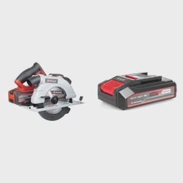 Imagem de Kit Serra Circular à Bateria Te-cs 18/190 Li Bl com Bateria Power-x-change 18v 2,5 Ah Li Einhell