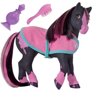 Imagem de Breyer Cavalos Cor Mudando o Brinquedo de Banho Jasmine, o Cavalo Preto / Rosa com Cor Branca Surpresa de 7 x 7,5 de brinquedo de cavalo Idade 2 + Mod