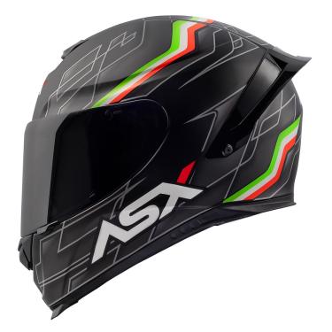 Imagem de Capacete Asx Eagle Racing Spoiler Esportivo Italy