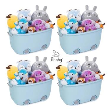 Imagem de Kit 4 Caixas Organizadoras Para Livros, Lego E Pelúcia - 30l