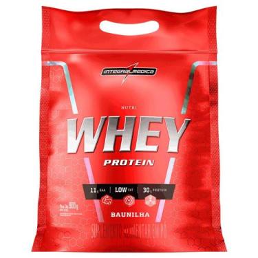 Imagem de Whey Protein Nutri Isolado Concentrado Baunilha 900g Refil - Integralm