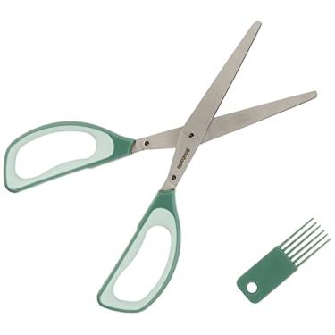Imagem de Brabantia 121685 Tesoura Tasty+ Herb Scissors Plus Ferramenta de limpeza, verde abeto