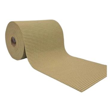 Imagem de Passadeira Tapete Antiderrapante Emborrachado 43cm X 1 Metro (Bege)