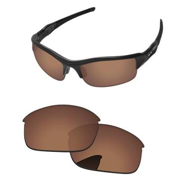 Imagem de PapaViva Lentes de reposição para óculos de sol Oakley Flak Jacket OO9008 63 mm, Cobre marrom, Flak Jacket