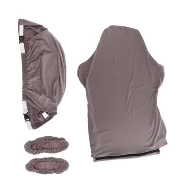 Imagem de YWJLQH a cadeira de jogo capas spandex respirável cadeira de computador de computadores protetor, Cinza