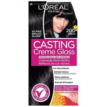 Imagem de Tintura L'Oréal Casting Creme Gloss 200 Preto