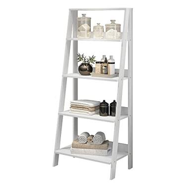 Imagem de Estante Organizadora Multiuso para Banheiro com 4 Prateleiras Madesa - Branco