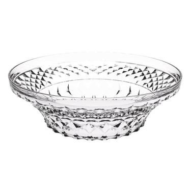 Imagem de Saladeira Tigela Redonda 3,3L Glassy Crippa Transparente Plástica Salada Pipoca Sobremesa