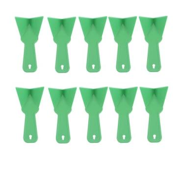 Imagem de Leadigol 10 peças de espátula de canto interno, raspador de canto de pá de plástico para ferramenta de construção