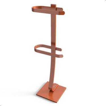 Imagem de Porta Papel Higiênico de Chão Suporte Papeleira Rose Gold.D - CromoSho