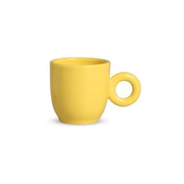 Imagem de Caneca Bojuda Small Colors 120mL - Cerâmica Regina, Amarelo