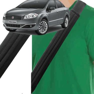 Imagem de Capa Almofada Protetora Com Espuma para FIAT LINEA TODOS Cinto de Segu