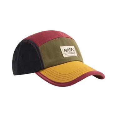 Imagem de Boné de Beisebol Unissex - Aba Curta, Cores Retrô, Moda de Rua, Vermel