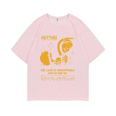 Imagem de Camiseta Oversized Feminina Vintage Mitski - Estampa de Álbum, 5, eu2
