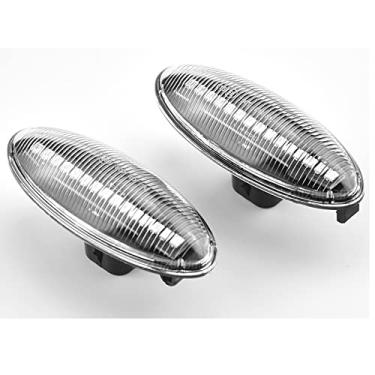 Imagem de Conjunto de luzes de seta de LED dinâmicas dianteiras para Toyota RAV4 Corolla Auris Yaris OEM Fit (luz de seta de lente limpa para Toyota RAV4 Corolla Auris)