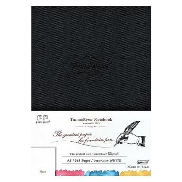 Imagem de Caderno Tomoe River FP (52g/m2) da SANZEN, 15 cm x 21 cm, 368 páginas (184 folhas), capa dura, sem pautas, encadernado, branco (SR-A5MBW)