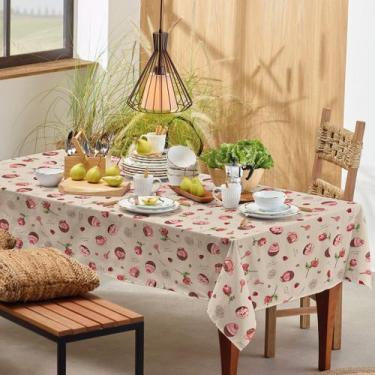Imagem de Toalha de Mesa Retangular 1.40m x 2.10m Teka Básica Estampas Coloridas