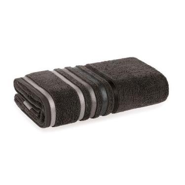 Imagem de Toalha banhão Lumina Fio Penteado MAX Karsten, Carbono/Cinza