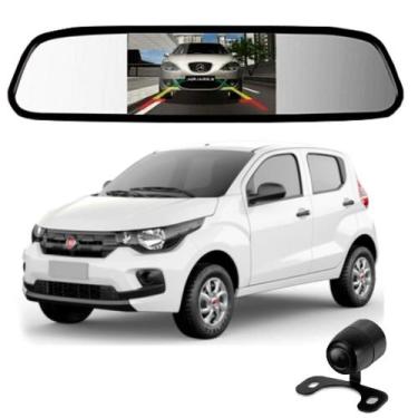 Imagem de Camera De Re Espelho Retrovisor Com Tela Fiat Mobi - Importado