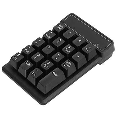 Imagem de Bluetooth de 19 Teclas, Conexão de 10m 10 Milhões de Cliques Suporte de Rádio Dois Teclado Numérico Couro Teclado Numérico