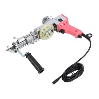 Imagem de Máquina de Tecelagem de Carpete, Ferramenta Tufting Carpete 360 ​​graus Alça Ajustável 2 Em 1 Profissional Proteção Múltipla para Artesanato Bricolage (Plugue nos EUA)