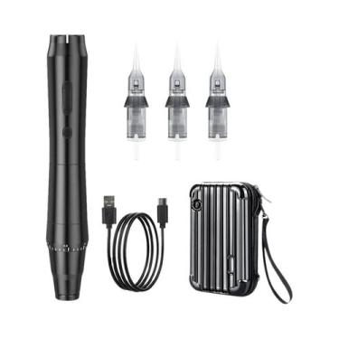 Imagem de Máquina De Tatuagem Sem Fio, Caneta Rotativa, Motor Alemão, 1200mAh, C