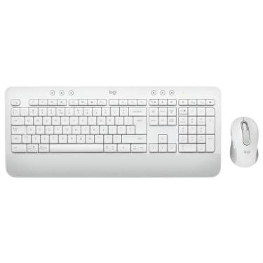 Imagem de Teclado e Mouse Sem Fio 2,4ghz Mk650 Branco 920-011020 Logitech