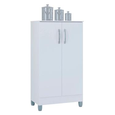 Imagem de Armário Multiuso 60cm 2 Portas Tami P11 Branco - Mpozenato