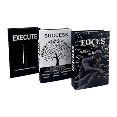Imagem de Kuntesetty 3x Livros falsos para decoração, enfeites, livro de papelão rígido estético, livros decorativos, capa dura, livro de decoração para mesas de centro