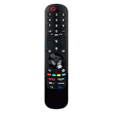 Imagem de Substitua o controle remoto Voice Magic MR21GA AKB76036202 compatível com LG A1, C1, B1 4K Smart OLED TV OLED48A1AUA OLED48A1PUA OLED48C1AUB OLED48C1PUB OLED55A1AUA OLED55A1PUA OLED55B1PUA OLED55B1PUA