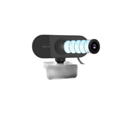 Imagem de Full Hd 1080P Webcam Microfone Visão 360º Computador Câmera