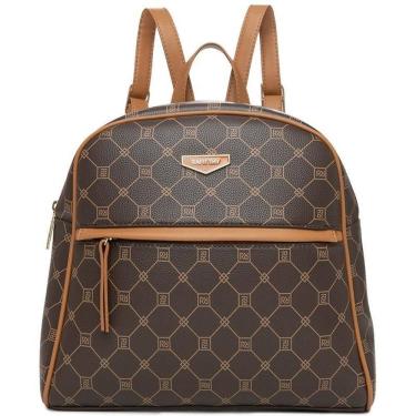 Imagem de Bolsa Mochila Feminina Costas Rafitthy 28.16152 Monograma