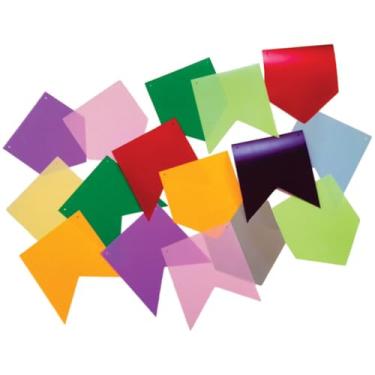 Imagem de Bandeirinha para Festa Junina, Plástica, 10 metros, Honey