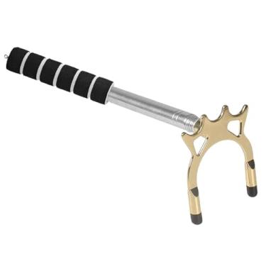 Imagem de Vaveren Taco de bilhar retrátil, acessório de suporte de aço inoxidável, taco de sinuca removível para mesa de bilhar, Alto