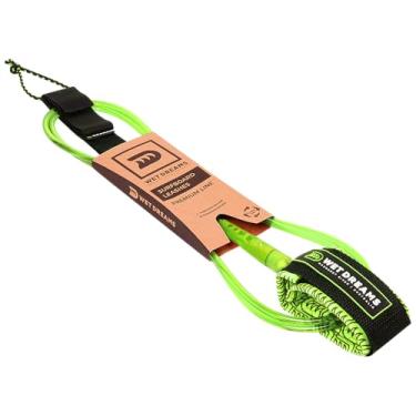 Imagem de Leash de Surf Force Two Funboard 8'0'' x 7mm Wet Dreams Premium Line Verde Flúor