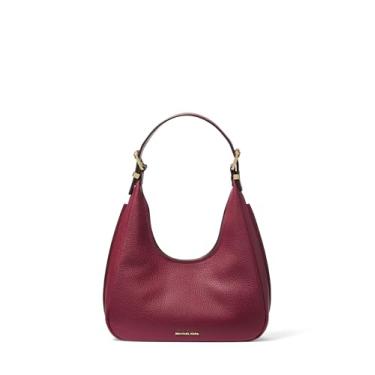 Imagem de Michael Kors Bolsa de ombro pequena Hobo Nolita, amoreira, Amora, One Size