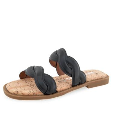 Imagem de Aerosoles Sandália feminina Colette Slide, Couro sintético preto, 37