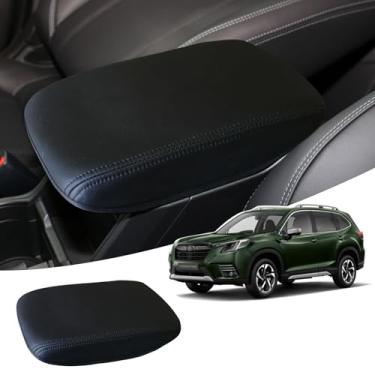 Imagem de ciizssria Capa de apoio de braço para console central para Subaru Forester Accessories 2024 2023 2022 2021 2020 2019, para Forester 2024-2019 caixa de descanso de braço proteção da tampa do assento de