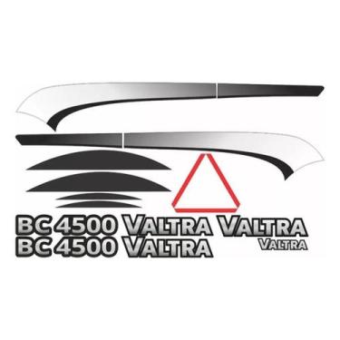 Imagem de Kit Adesivos Colheitadeira Valtra Bc 4500 Faixas Emblemas - Spts