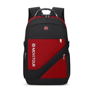 Imagem de Mochila Reforçada Notebook Viagem Leve Impermeável - Movitour