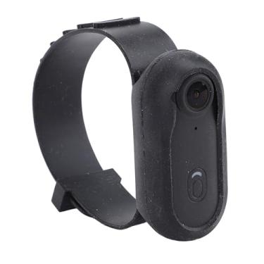 Imagem de Fockety Colera de Gato Colarinho, 4k 30fps 1080p HD Pet Baby Collar Câmera de Cachorro 120 ° Mini Câmera de Corpo de Largura Câmera de Corpo Vestível Gravação (Preto)