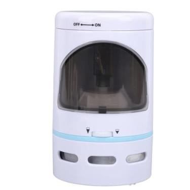 Imagem de Eujgoov Apontador de Lápis Elétrico Eficiente Ferramenta de Afiar a Lápis de Bateria para Estudantes de Escritório Em Casa Material Abs Material (Branco)