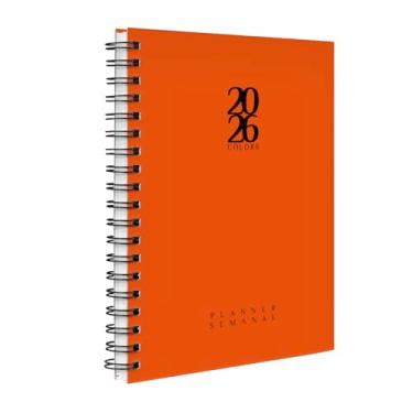 Imagem de Agenda 2026 Planner Semanal Solid Colors Laranja
