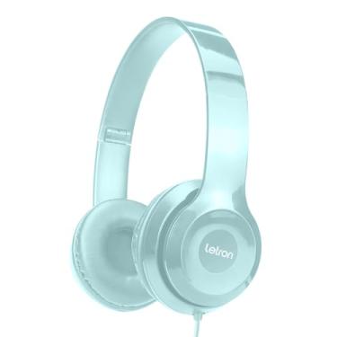 Imagem de HEADPHONE WIRE AZUL ESTEREO DRIVER 40 MM COM FIO 3M LETRON