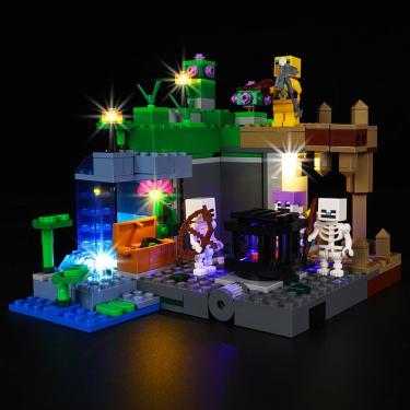 Imagem de Kit de iluminação LED Kyglaring para Lego Minecraft Skeleton Dungeon