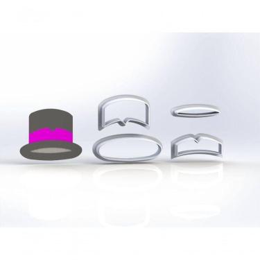 Imagem de Cortador Mundo Bita - Cartola Modular 5 Cm 5 Cm