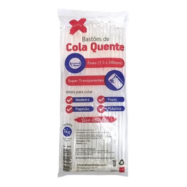 Imagem de Bastão Refil De Cola Quente Fino 07 Mm Pacote Com 85 Unidades