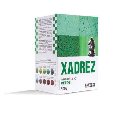 Imagem de Pó Xadrez Verde 500g para Colorir Bases - Pigmento em Pó - Lanxess