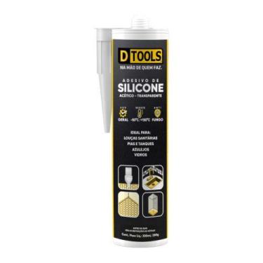 Imagem de Silicone Incolor 250g para Vedação e Impermeabilização - DTOOLS
