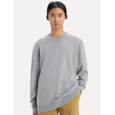 Imagem de Suéter Levis Masculino Crewneck Red Tab Cinza Médio-Masculino